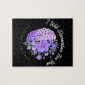 Puzzle Alzheimer's Awareness I Will Remember For You (Horizontal)
