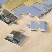 Puzzle Amalfi, illustration d'une femme dans une robe (Côté)