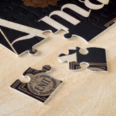 Puzzle Amalfi Italie Poster de voyage Graphique d'art (Côté)