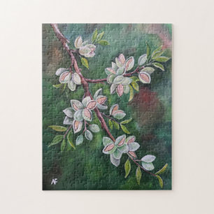 Puzzle Amandes sur une branche d'automne Peinture d'Alfre