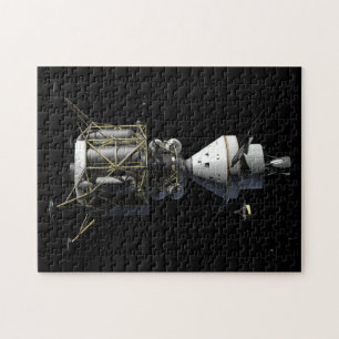 Puzzle Amarrage d'Orion avec le Lander lunaire - rendu