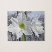 Puzzle Amaryllis blanc et neige II (Horizontal)