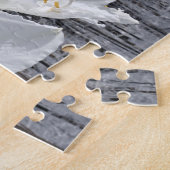 Puzzle Amaryllis blanc et neige II (Côté)