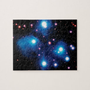 Puzzle Amas d'étoiles des Pléiades Messier 45 Photo de la