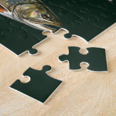 Puzzle Amateur de pêche - Conception de pêche à la truite (Côté)
