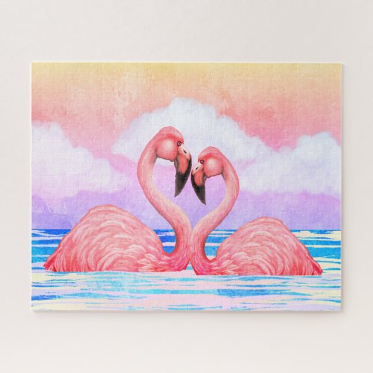 Puzzle Amateurs de Flamant rose (Horizontal)