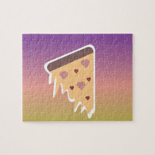Puzzle Amateurs de fromage Pizza Ombre Gradient coloré