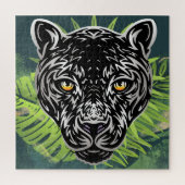 Puzzle Amazonie tropicale Black Panther (Vertical)