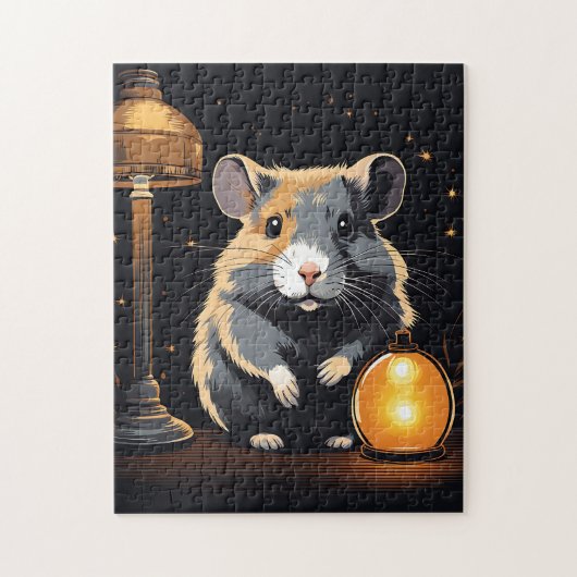 Puzzle Ambiance cosy Hamster (Vertical)
