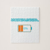 Puzzle Ambition Loading… 10% | Motivational Battery Low F (Vertical)
