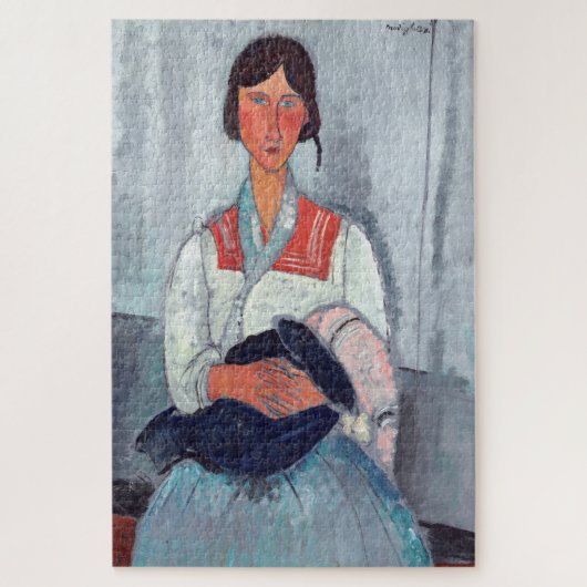 Puzzle Amedeo Modigliani - Femme tzigane avec bébé (Vertical)