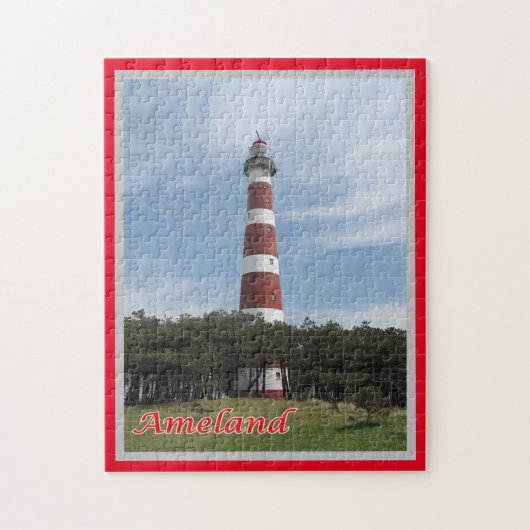 Puzzle Ameland - Pays-Bas - Îles frisonnes - Phare (Vertical)