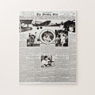 Puzzle Amelia Earhart Avant Le Vol Malheureux Mars 1937