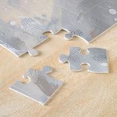 Puzzle Américain Anglais Foxhound équitation vélo Noël (Côté)