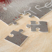 Puzzle American Eskimo Chien Festif de Noël (Côté)