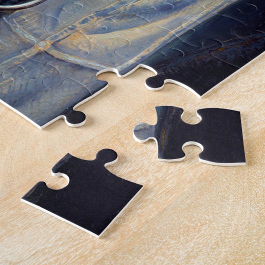 Puzzle American gothique classique peinture Grant Wood (Côté)