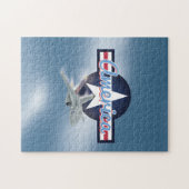 Puzzle American Jet Fighter (Horizontal)