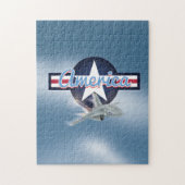 Puzzle American Jet Fighter (Vertical)