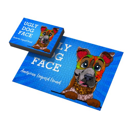 Puzzle American Leopard Hound face laide 1000 pièce