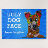 Puzzle American Leopard Hound face laide 1000 pièce (Horizontal)