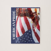 Puzzle American Patriotic Eagle In Flight (Vertical)