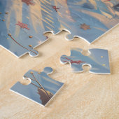 Puzzle American Staffordshire équitation moto Noël (Côté)