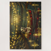 Puzzle American Staffordshire Noël Festival Voyage (Vertical)