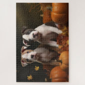 Puzzle American Staffordshire Puppy Automne Délice (Vertical)