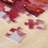 Puzzle American Staffordshire Terrier Valentine Dog Art (Côté)