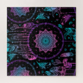 Puzzle Amérindien Dreamcatcher Moon Motif (Horizontal)