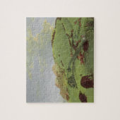 Puzzle Amérindiens d'époque, La Chasse aux bisons par Cat (Vertical)