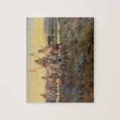 Puzzle Amérindiens d'époque, Piegans par CM Russell (Vertical)