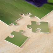 Puzzle Améthyste Purple Irises Jardin Floral (Côté)