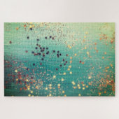 Puzzle amidon d'or turquoise (Horizontal)