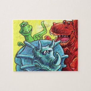 Puzzle Amis de dinosaure