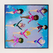 Puzzle Amis De Gymnastique : Ces Gymnases Nous Ressemblen (Horizontal)