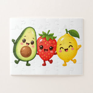 Puzzle Amis des Fruits Heureux