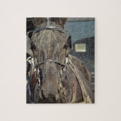 Puzzle Amish Buggy Horse (Vertical)
