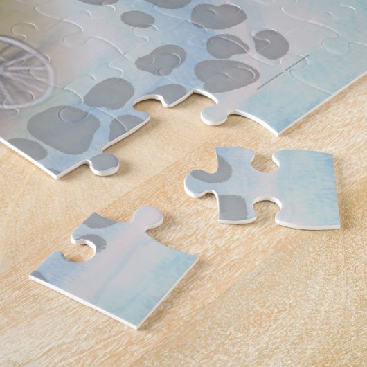 Puzzle Amish Buggy Visite (Côté)