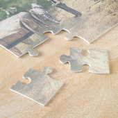 Puzzle amish vintage de scène de ferme (Côté)