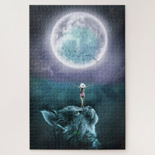 Puzzle Amour au Clair de Lune