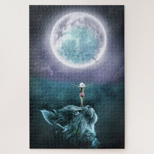 Puzzle Amour au Clair de Lune (Vertical)