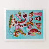 Puzzle Amour coeur art (Horizontal)