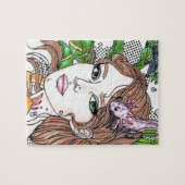 Puzzle amour d'axolotl (Horizontal)