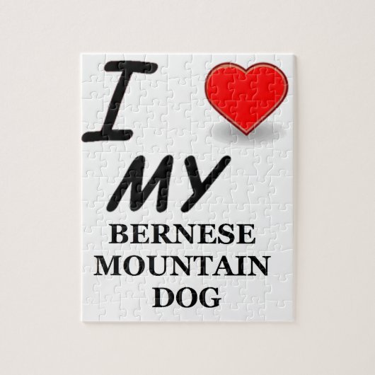 Puzzle amour de bernois (Vertical)