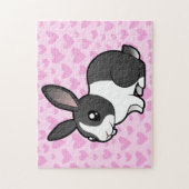 Puzzle Amour de lapin (cheveux lisses d'oreille uppy) (Vertical)
