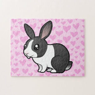Puzzle Amour de lapin (oreille tombante poil lisse)