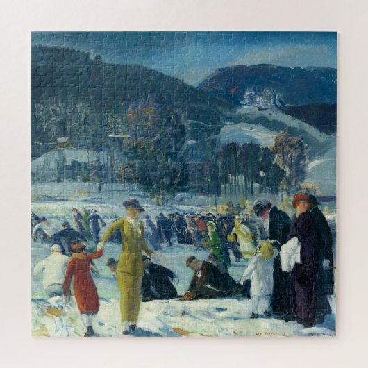 Puzzle Amour de l'hiver - George Wesley Bellows (Horizontal)