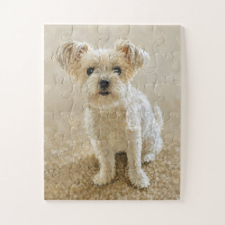 Puzzle Amour de Morkie Oversized