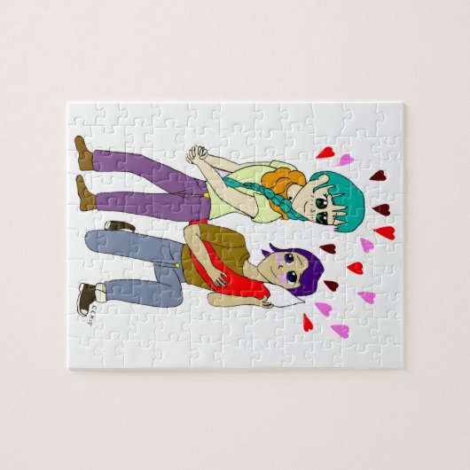 Puzzle amour de queue (Horizontal)